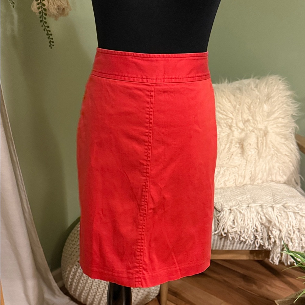 Red Women's Pencil Skirt